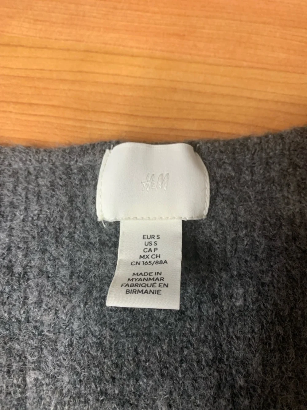 H&M Grey Rib-Knit Sweetheart Neckline Mini Dress - Small - Picture 3 of 7